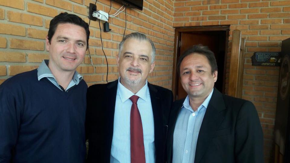 Prefeito Thiago Michelin, Vice-governador Marcio França e José Orleans