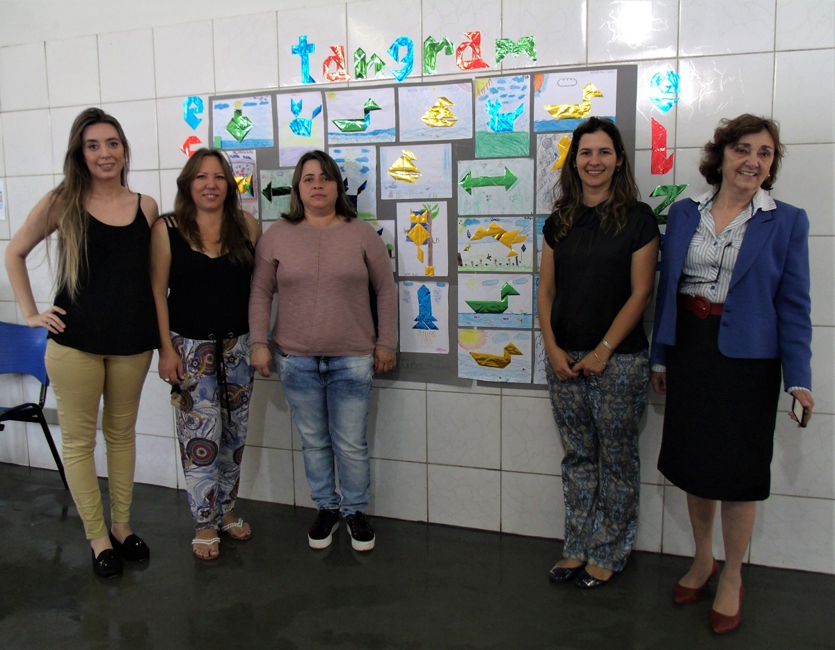 Andressa, Marcia, Cristina, Juliana Michelin, Profª Zilah - Programa Mais Educação