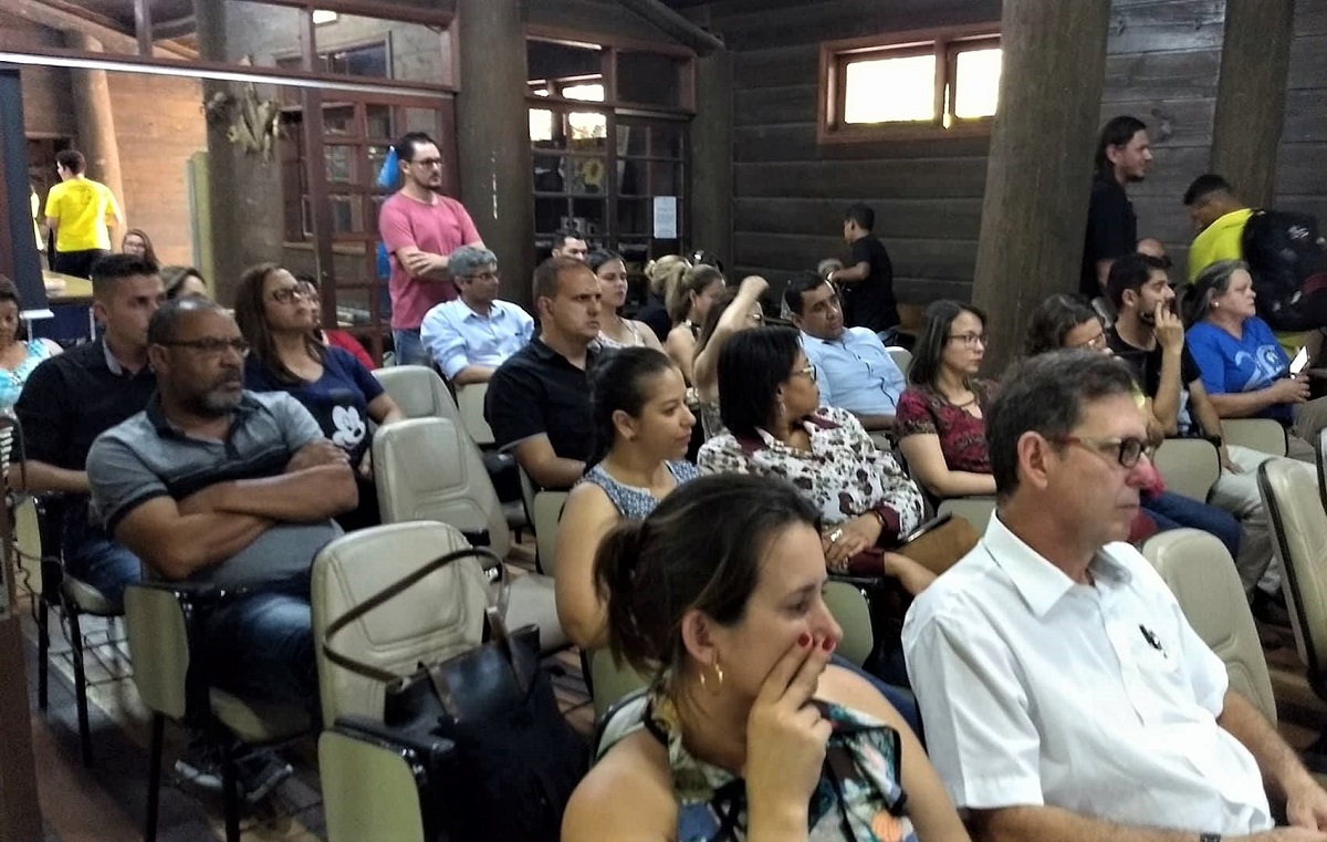 O Diretor de Cultura de Itaí - Alessandro - marcou presença no evento