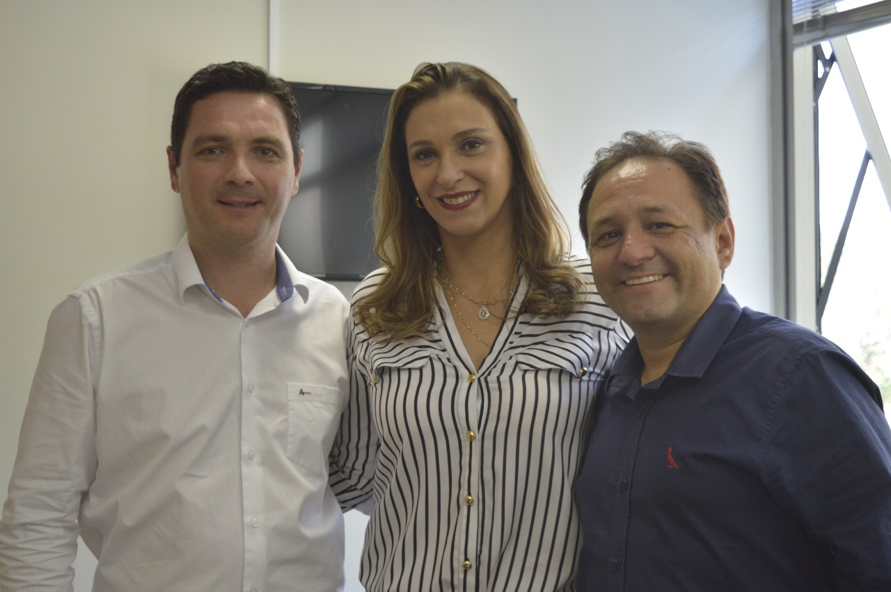 Prefeito Thiago Michelin, Deputada Rita Passos e José Orleans